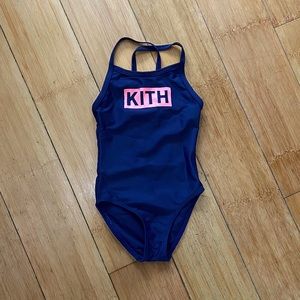 KITH NAVY BLUE & PINK BATHING SUIT